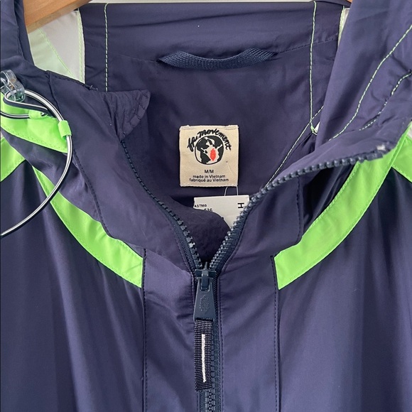 Free People Movement Care Like the Wind New navy neon Anorak jacket medium - Picture 5 of 14